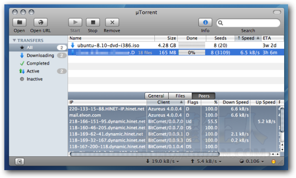 06uTorrent for Mac 在Mac OS X電腦裡下載BT
