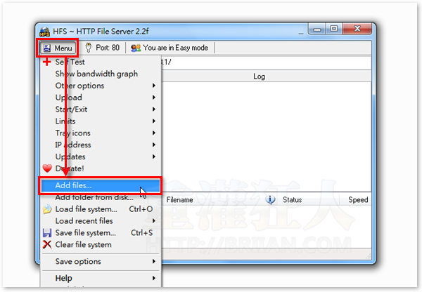 02-啟動Http File Server伺服器，讓人下載檔案