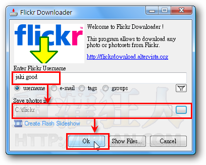 02-Flickr Downloader 批次下載Flickr相簿、全部照片！