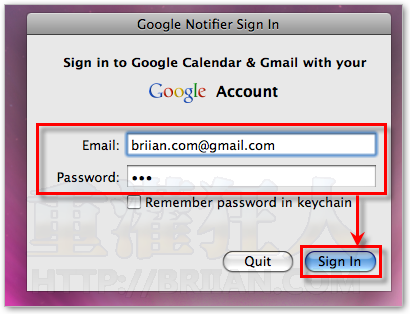 2-Google Notifier for Mac Gmail