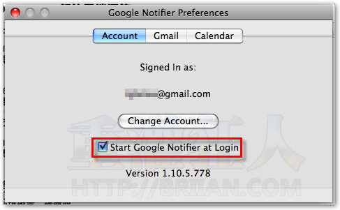 6-Google Notifier for Mac Gmail