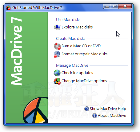 01-MacDrive 7 讓Windows可直接存取Mac磁碟機裡的檔案