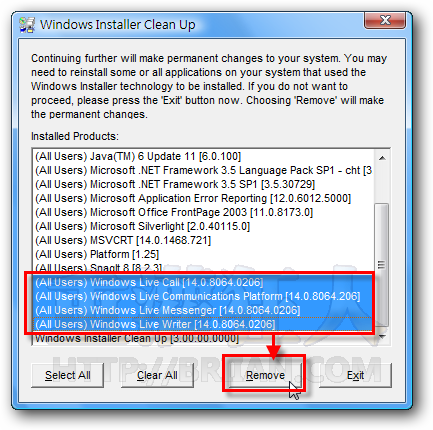 01-Windows Installer CleanUp