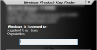 Windows Product Key Finder v1.0 快速挖出全部 Windows 序號