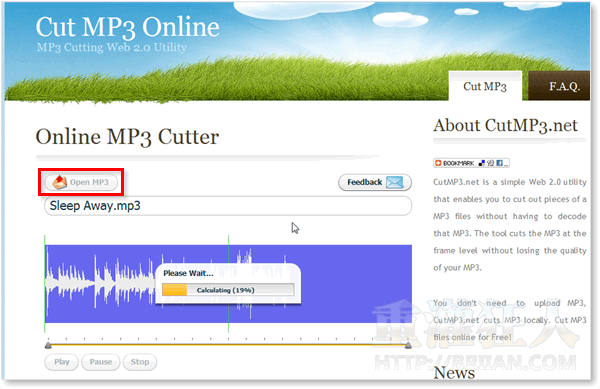 01-Online MP3 Cutter 線上MP3分割工具（製作手機鈴聲）