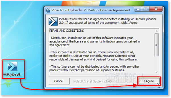 1-VirusTotal Uploader 批次上傳檔案、用41個防毒軟體掃毒