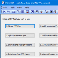 [免費] PDFill v14.0  PDF 分割合併、加浮水印、加密保護、轉檔…工具（15合一超讚功能）