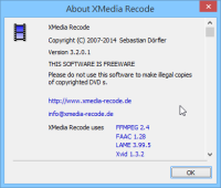 XMedia Recode v3.5.0.0 萬用影片、DVD 轉檔軟體（繁體中文版）
