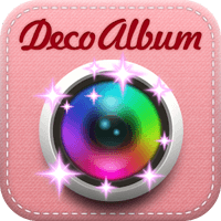 DecoAlbum 可愛日系風 ~ 照片拼貼、手繪貼圖、文字印章…（iPhone, Android）