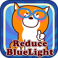 可愛的柴犬「Komachi藍光對策」來保護你的眼睛囉！
