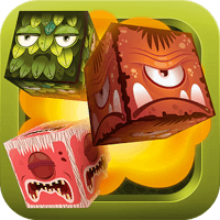 Monster Cube 怪獸立方 3D方塊消除遊戲（iPhone, Android）