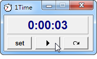 [免費軟體] 1Time 計時器、倒數計時器