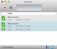 iScream v1.0 免費錄音軟體，超好用！（Mac OS X）