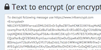 InfoEncrypt 線上文字加密、密碼保護工具（傳訊息不怕被側錄）