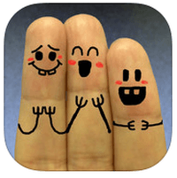 God 換你做！「Cool Finger Faces」幫手指加上表情，賦予它們生命吧！（iPhone, iPad）
