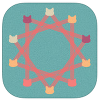 「Uncross the lines」配樂超優雅的不交叉貓咪益智遊戲（iPhone, iPad）