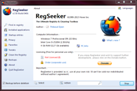 RegSeeker 登錄檔搜尋/清理/最佳化、軟體移除、系統調整、電腦資訊檢測…多合一工具