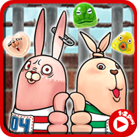 「Rabbit Crush」可愛的監獄兔寶石消除遊戲（Android）