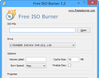 Free ISO Burner 免費光碟映像檔燒錄軟體