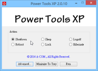 Power Tools XP 電腦電源管理工具（自動關機、重開機、休眠、登出….）