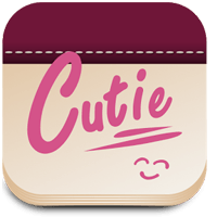 TextCutie 可愛少女系照片文字貼圖程式（iPhone, Android）