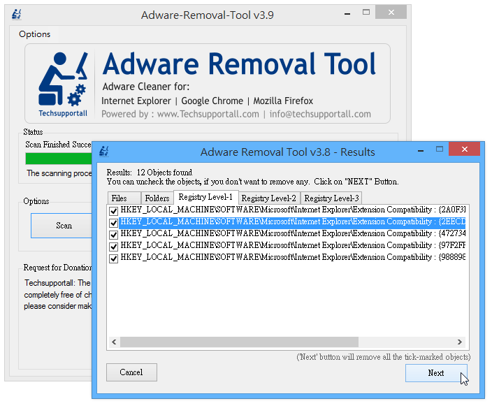 adware removal pro activation number
