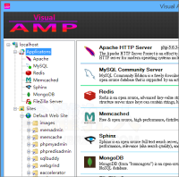 Visual AMP  七合一 Apache、Nginx+PHP+MySQL+….快速架站、網頁伺服器測試機