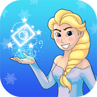 我變成冰雪奇緣裡的 Elsa 了！「Frozen Photo Stickers」照片貼圖 App（Android）