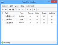 Easy File Locker v2.2 用密碼把檔案、資料夾鎖起來！