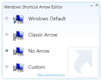 移除、更換軟體捷徑左下角的「箭頭」圖示（Windows Shortcut Arrow Editor ）