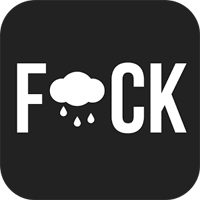 「Grumpy Weather Widget」脾氣暴躁的天氣小工具（iPhone, Android）