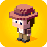 「Blocky Raider」驚險刺激的古遺址探險遊戲（iPhone, Android）