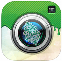 「精靈玩轉相機」質感真不錯的聖誕節裝飾相機 App（iPhone, iPad）