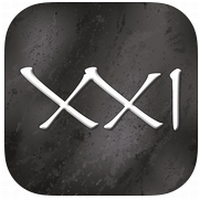「XXI」移動方塊想辦法湊成 21 的益智遊戲（iPhone, Android）