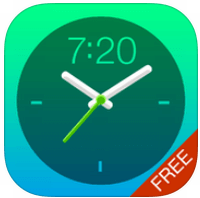「Wake Up Time」有設計感的滑動式鬧鐘，附有簡單天氣資訊（iPhone, iPad）