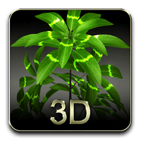 「我的 3D 植物」會瘋狂搖擺的超動感互動桌布程式