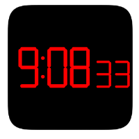 Digital Clock Seconds 全螢幕超大數字時鐘，精確顯示時、分、秒（Android）