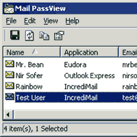 Mail PassView v1.92 破解電腦中的 Email 帳號、密碼
