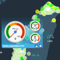 [g0v 台灣空汙觀測地圖] 即時監控 PM 2.5、溫度、濕度、風向、汙染源、天氣雲圖…