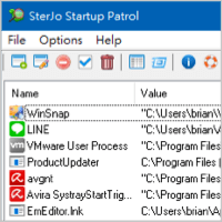 SterJo Startup Patrol v.1.5 開機啟動監控、管理工具