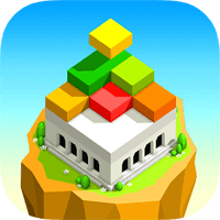 「SquareStack」一個人輕鬆玩的堆方塊遊戲（iPhone, Android）