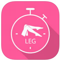 「快速瘦腿訓練」天涼不露腿了還是得好好維持啊！（iPhone, iPad）