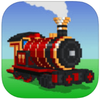 Tracky Train 像素火車鐵軌建造遊戲，千萬別讓火車追上你！（iPhone, Android）
