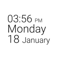 Clock Widget 簡單就有質感的桌面文字時鐘