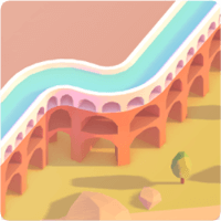 Aqueducts 畫風超美又療癒的接水道灌溉遊戲（iPhone, Android）