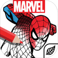 著色舒壓不只是女孩們的專利！「Marvel」推出英雄系列著色圖要搶攻男孩心！（iPhone, iPad）