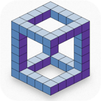 立體方塊拼圖「kubic」考驗對空間的想像力（iPhone, Android）