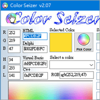 Color Seizer v2.07 螢幕取色器、萬用調色盤