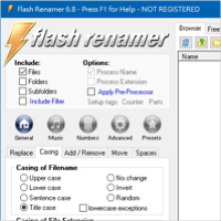 Flash Renamer v6.8 全功能批次檔案、資料夾重命名工具