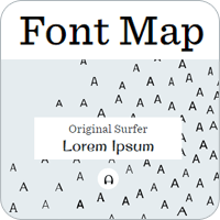 Font Map 將相似的英文字型擺在一起！挑字型更容易，還可免費下載！